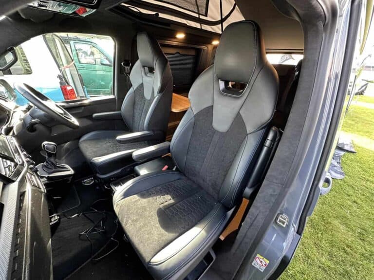leather seating for campervans