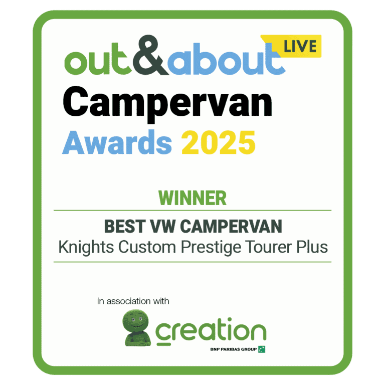 Oal campervan award logos 2025 winner best vw campervan knights custom prestige tourer plus png